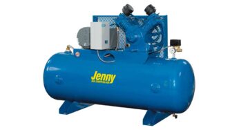 Jenny Products Offers Line of Electric Two-Stage, Horizontal-Tank Stationary Air Compressors