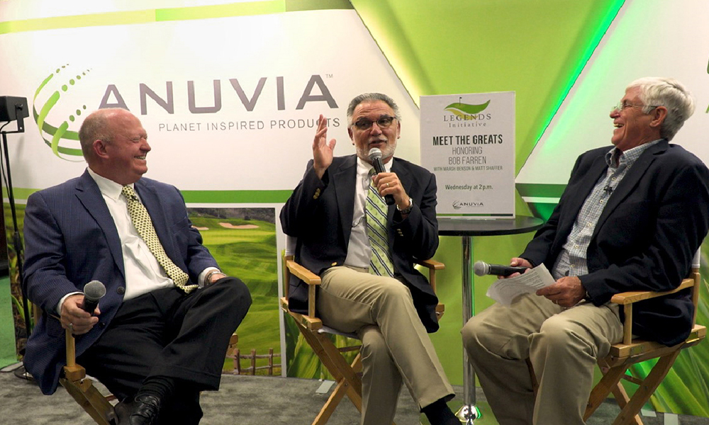 Anuvia’s Legends Initiative Recipient, Bob Farren Honored for Innovation and Stewardship in Golf Course Management