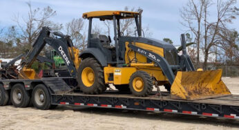 John Deere Dealer Provides Backhoes to Aid Hurricane Recovery