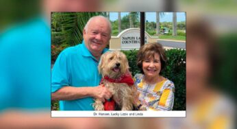Lucky Dog of TV Fame Finds New Home in Naples