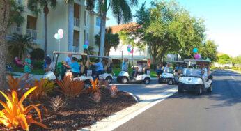 Naples Lakes Golf Carts Deliver Ice Cream & Music to Residents
