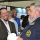 The trade show was full of laughter and broad smiles like these shared between Bruce Martin, from Tanglewood Park, and Carolinas GCSA director, Daryl Ewing, from Carolina Lakes Golf Club.
