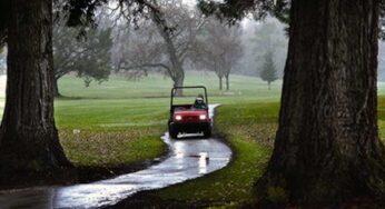 Rain closes soggy golf course – but brings needed drought relief