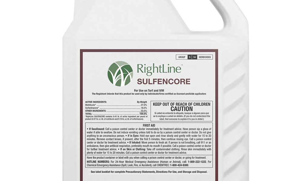 RightLine SULFENCORESM Broadens Weed Control in Bermudagrass Turf