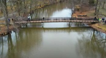 Links Bridges Unveils Fiberglass Masterpieces At Packanack Lake, Wayne, New Jersey