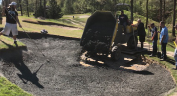 Installation of CapillaryFlow Bunker Liner Underway at Arkansas’s Eight-Course Complex