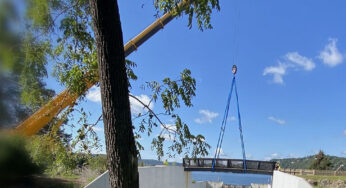The New Fiberglass Bridge at Lake Mohawk!