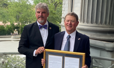 South Carolina’s House of Representatives today honored the career of golf course superintendent Chuck Green.