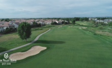 6th hole at Green Valley Ranch Golf Club in Colorado, USA