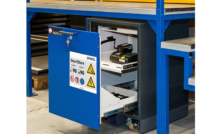 Under Bench Storage Cabinets are Ideal for Li-Ion Batteries