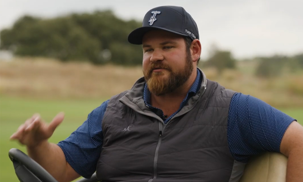 Director of Agronomy Tanner Westbrook Maridoe Golf Club