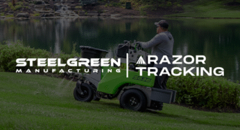 Steel Green Manufacturing Adds Razor Tracking on Its Turf Equipment For GPS Fleet Coordination