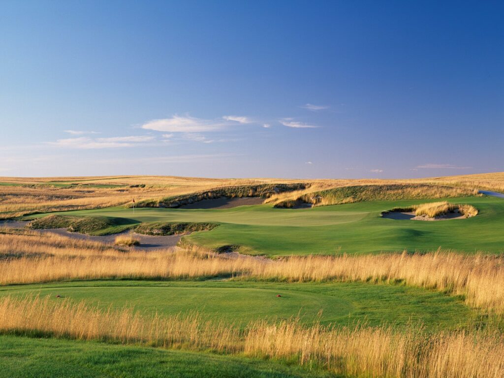 Well-Bunkered Green at Wine Valley (Rob Perry Photo)