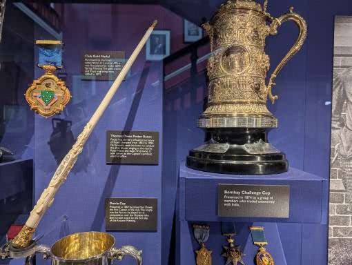 ANCIENT AND STORIED ARTIFACTS FROM THE GOLDEN AGE OF GOLF GRACE THE MYRIAD TROPHY CASES AT HOYLAKE