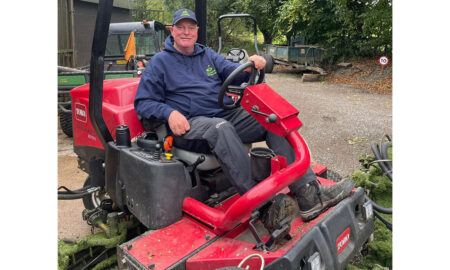 Duncan on Toro Mower