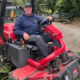 Duncan on Toro Mower
