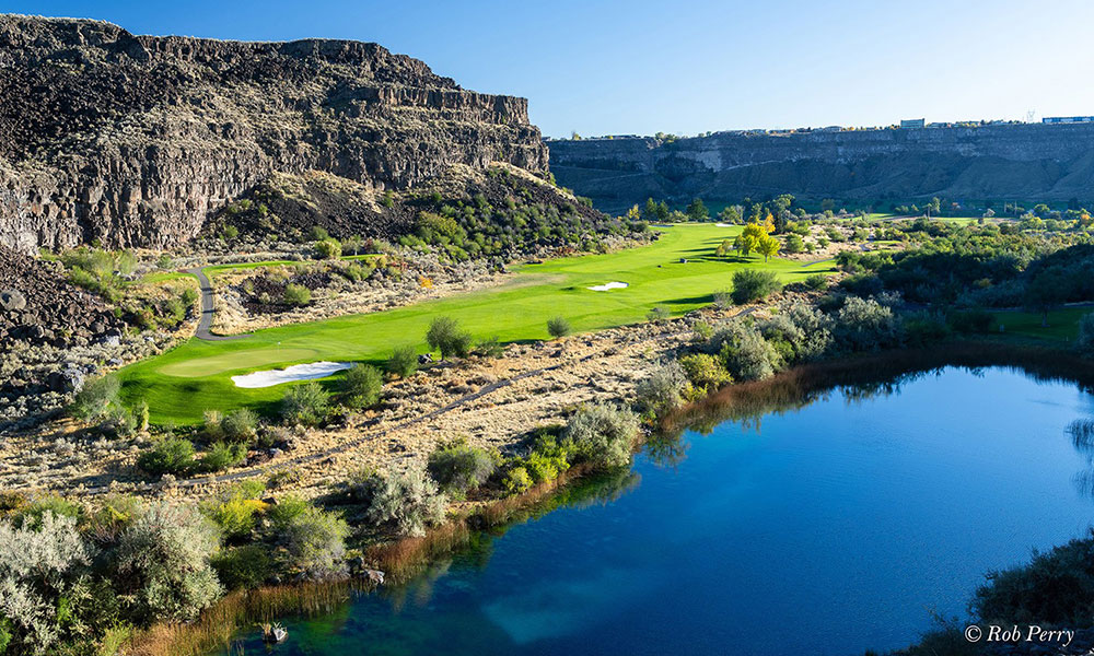 Blue Lakes CC - Holes 13 & 14, Par 4s, Twin Falls, Idaho
