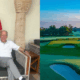 Brian Silva (seated) and Brian Johnson have worked together since 2009. At right, an example of this collaboration from 2023: the reimagined Lion's Mouth 11th at Metairie (La.) CC